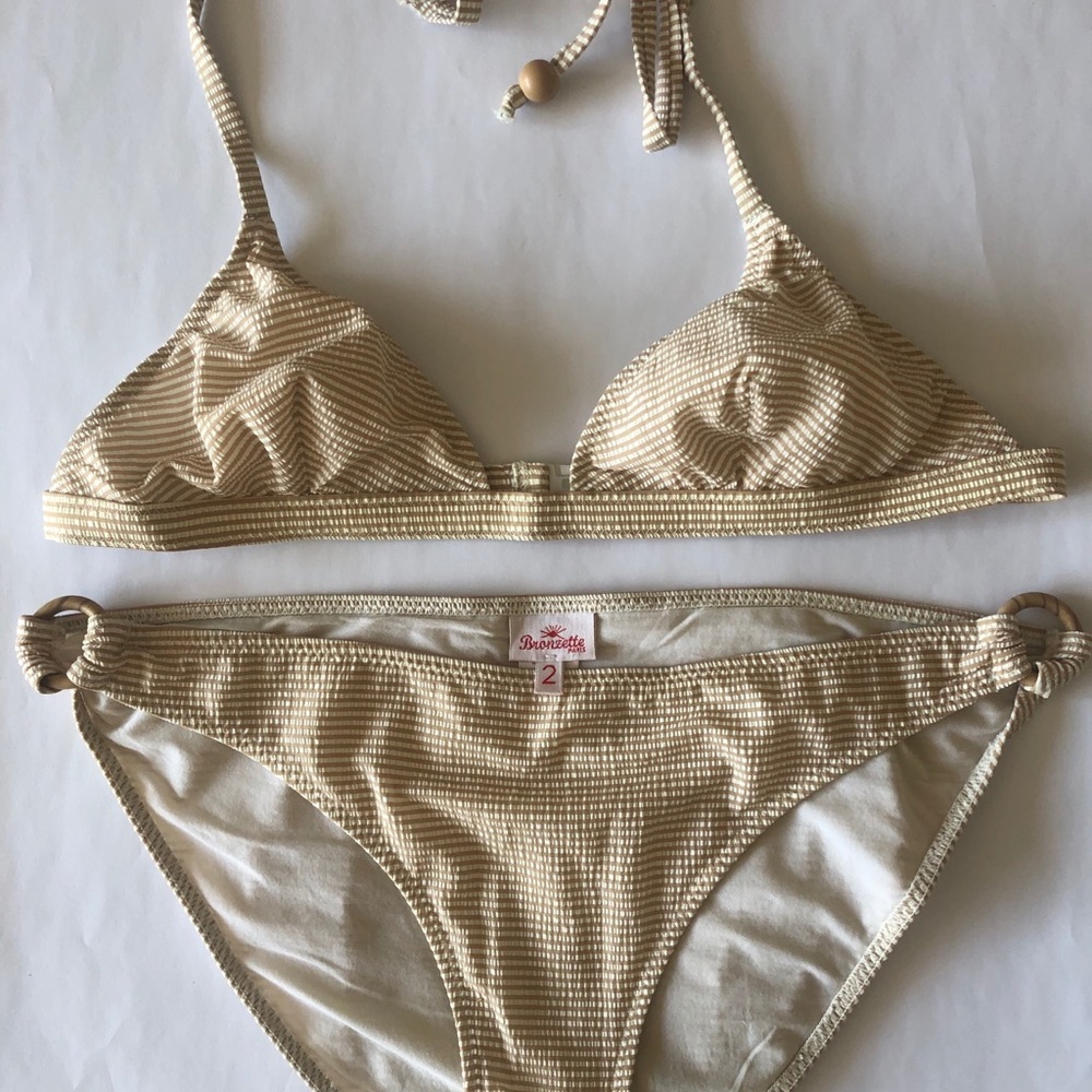 Bronzette Seersucker Swimsuit